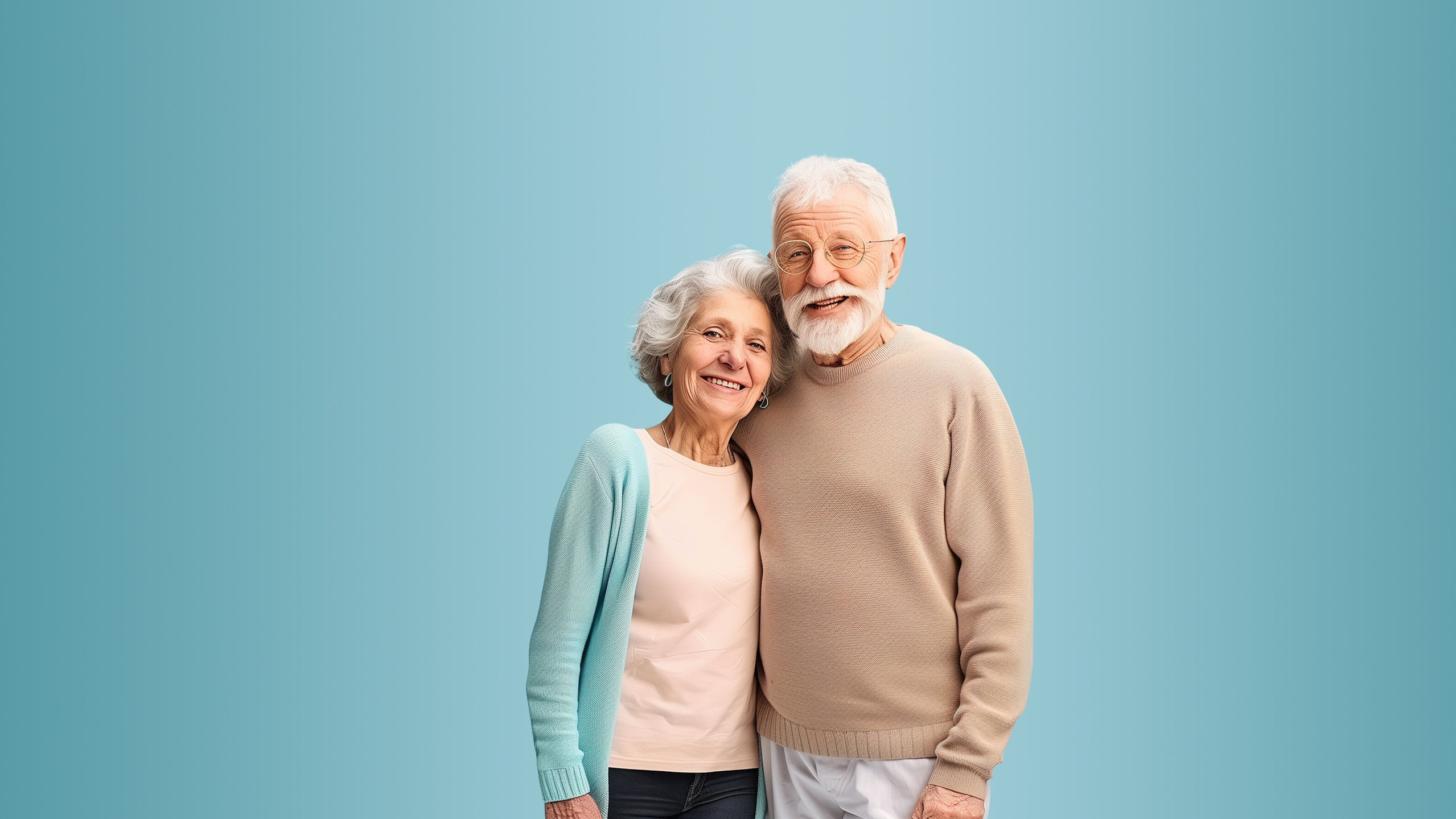 Two elderly couples smiling and happy while receiving aged care support from The People Project Tasmania