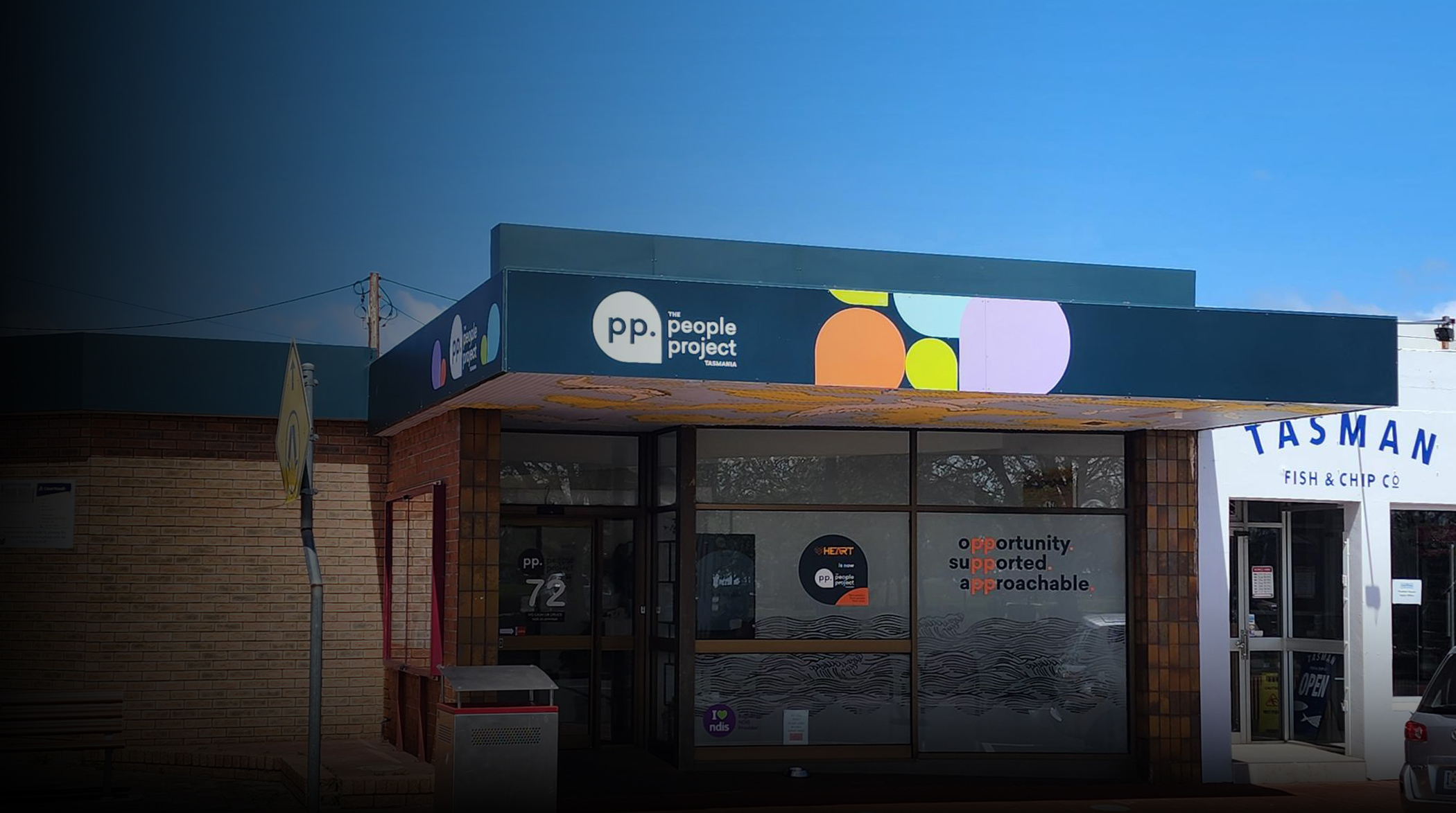 The People Project Tasmania George Town office, providing health, disability, aged care, and community support services