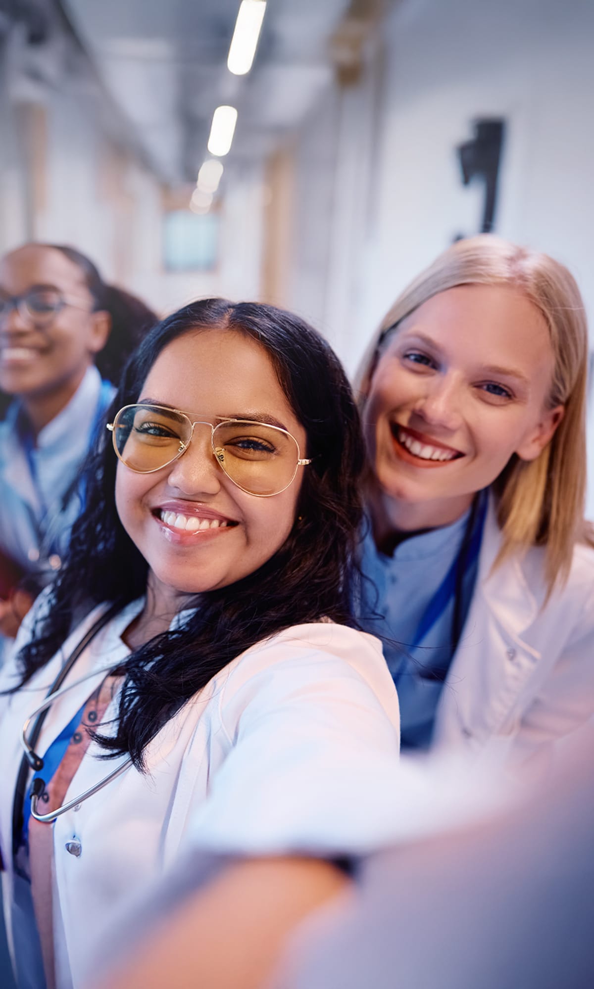 Students celebrating and happy while receiving scholarships from The People Project Tasmania