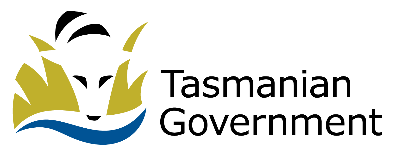 Tasmanian Government logo representing official support and funding for health, disability, and community programs in Tasmania